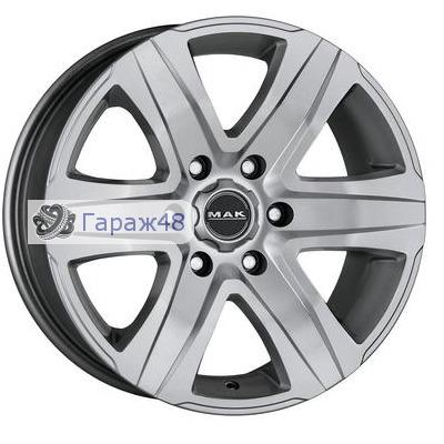 MAK Stone 4x4 R18 / 8.5J PCD 6x114.3 ET 30 ЦО 66.1 Литые Серебристый